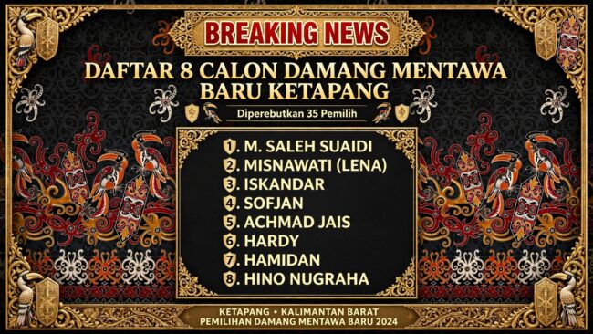 8 nama calon damang